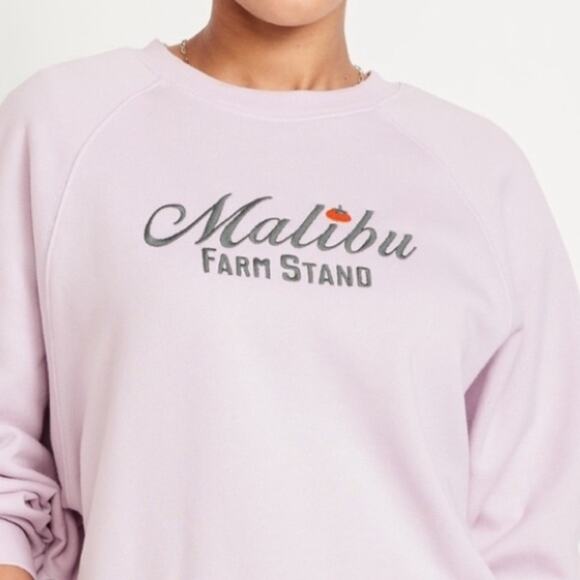 Old Navy Lavender Malibu Farm Stand SoComfy Crew-Neck Graphic Sweatshirt - Picture 2 of 11